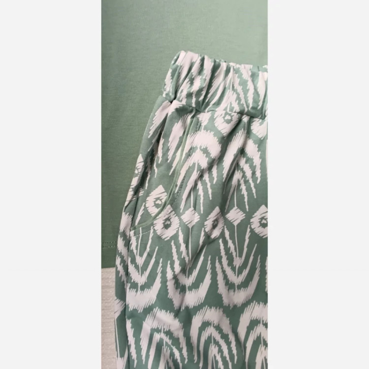 ست تیشرت شلوارک راحتی عروسکی زنانه/دخترانه پروانه،نخ پنبه